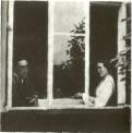 Игорь Северянин и его жена в своем доме в Тойле. 1920-е гг.