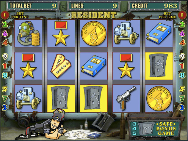 Игровой слот «Resident» на зеркале казино Азарт Плей