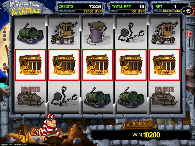 Игровой автомат «Alcatraz» в казино Вулкан Делюкс