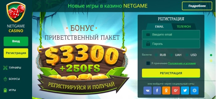 Игроки выбирают казино NetGame