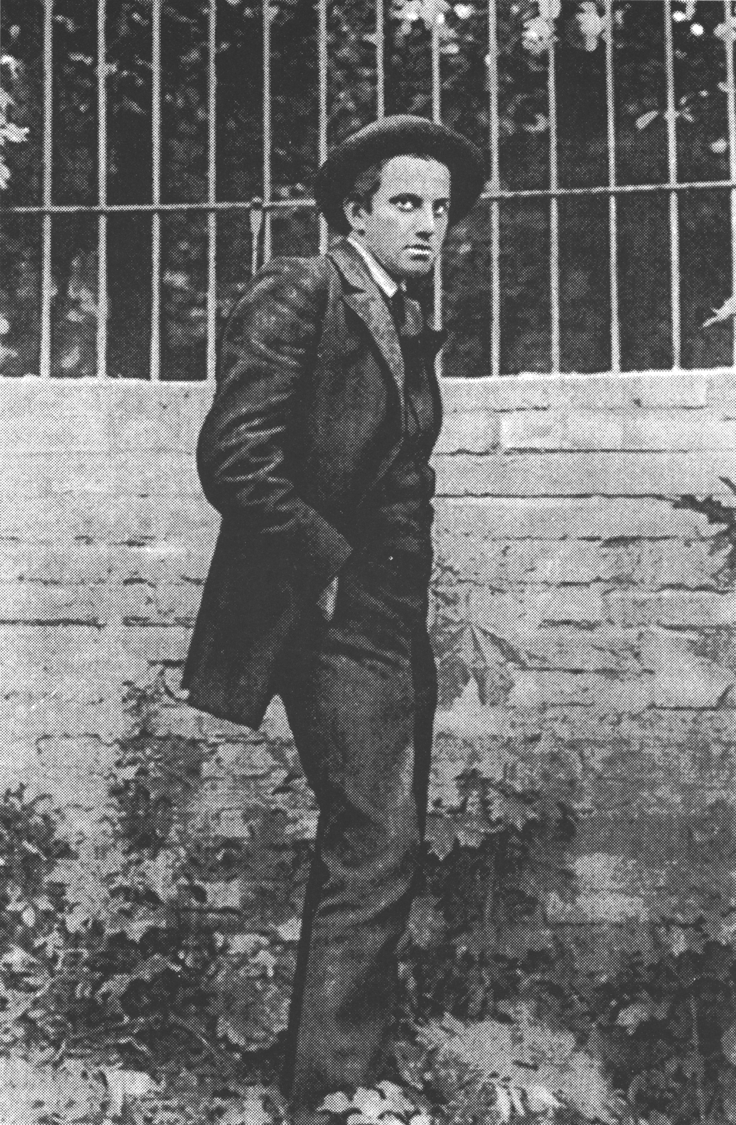 Владимир Маяковский в 1913 году. Репродукция