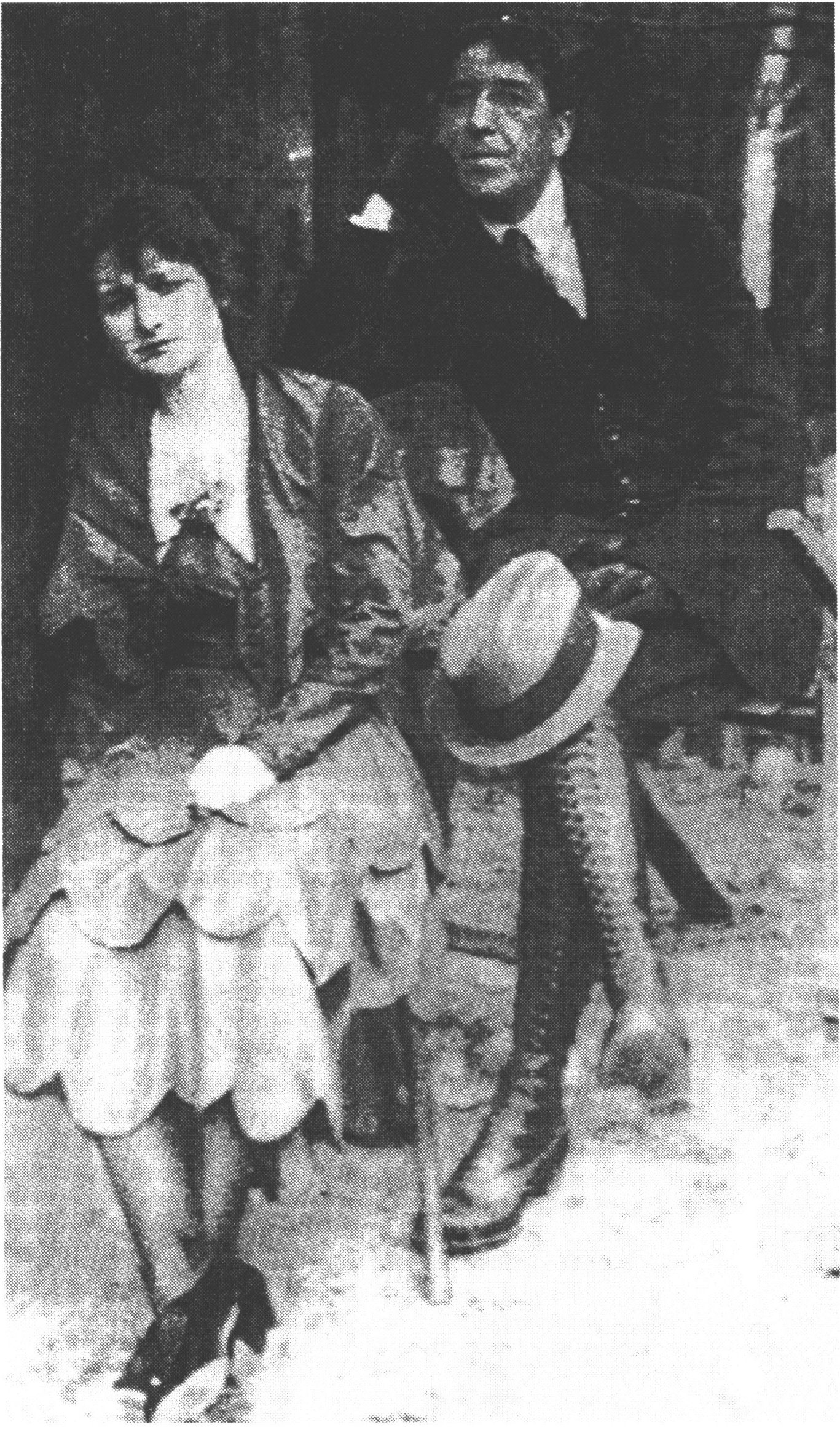 Игорь Северянин и Мария Волнянская. Рига. 1921 г.